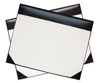 Premium Vinyl Blank Desk Pads and Pad Refills
